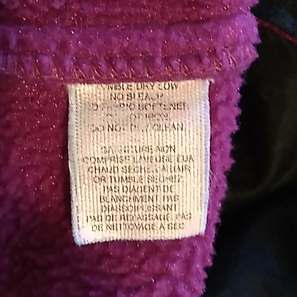 Raspberry Fleece Zip-Up - Picture 5 of 6
